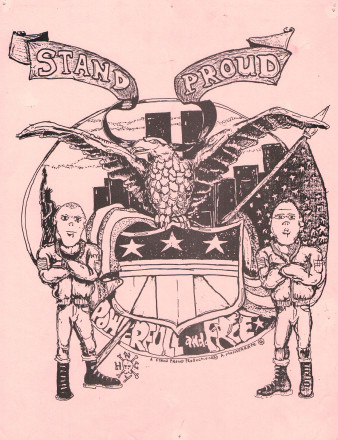 1986 Stand Proud Sticker